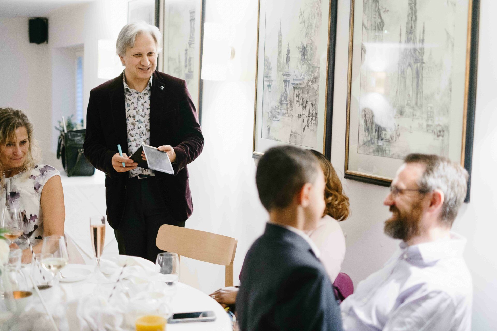 Mark Cairns - a mind reader and magician entertainer for weddings and events - wowing guests with his tricks during Adrian and Nadia's wedding reception. Photo by Des Dubber Photography, videography by Veiled Productions