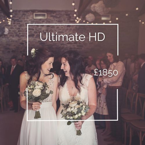Our ultimate HD wedding videography package - from £1850